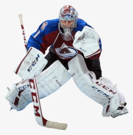 #hockey #nhl #goalie #avalanche #colorado #varly - Semyon Varlamov Glove Position, HD Png Download, Free Download