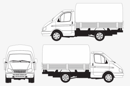 Gas, Gazelle, Awning, Body, Truck, Russian Truck, Load - 트럭 일러스트 레이터, HD Png Download, Free Download