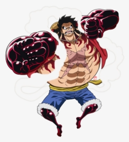 Luffy Gear Png Vector - Drawing Luffy Gear 4, Transparent Png, Free Download
