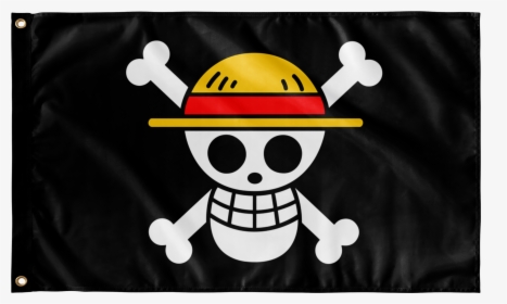 Flags Wall Flag - Straw Hat Luffy Flag, HD Png Download, Free Download