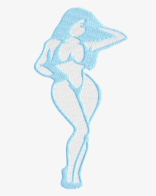 Transparent Pin Up Silhouette Png - Cross-stitch, Png Download, Free Download