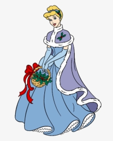 Christmas Disney Cinderella Clipart Transparent Png - Disney Princess Cinderella Christmas, Png Download, Free Download