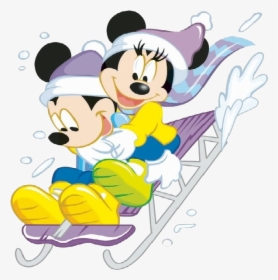 Transparent Disney Winter Clipart - Sledding Clipart Disney, HD Png Download, Free Download