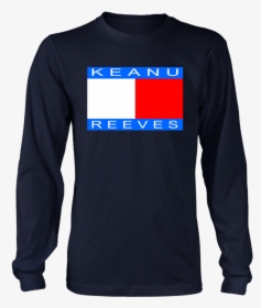 Keanu Reeves Shirt Joe Jonas - Thin Blue Line Flag With Pink Ribbon, HD Png Download, Free Download