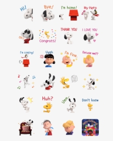 Sticker5678 Snoopy The Peanuts Movie [ดุ๊กดิ๊ก] - Snoopy From Peanuts Movie, HD Png Download, Free Download