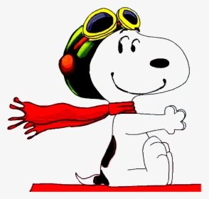 Snoopy Png - Red Baron Snoopy Cartoon, Transparent Png, Free Download