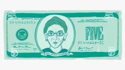 Women On Money Rbg - Cash, HD Png Download, Free Download