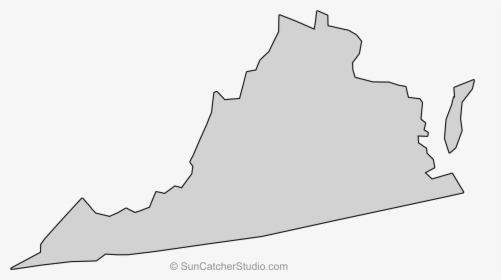 Transparent Virginia State Outline Png - State Of Virginia Outline Png, Png Download, Free Download