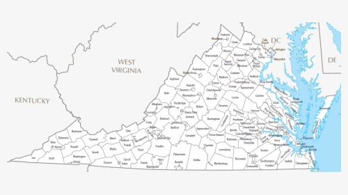 Transparent Virginia Outline Png - Virginia State Senate District 4, Png Download, Free Download