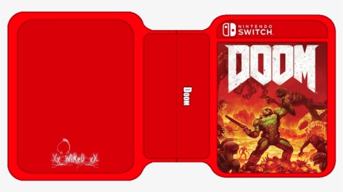 Doom Sd Card Case Cover - Nintendo Switch Printable Covers, HD Png Download, Free Download