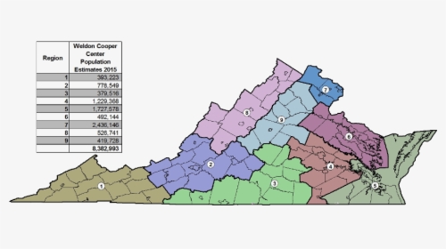Transparent Virginia State Outline Png - Go Virginia Regions, Png Download, Free Download