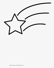 Falling Star Coloring Page - Line Art, HD Png Download, Free Download