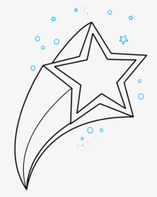 How To Draw Shooting Star - Shooting Stars Drawing, HD Png Download, Free Download