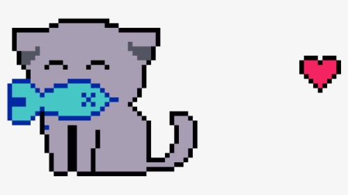 Cute Cat Pixel Art, HD Png Download, Free Download