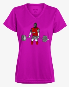 T Shirts Power Pink / X Small Beast Mode Women"s Performance - T-shirt, HD Png Download, Free Download