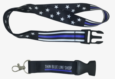 Thin Blue Line Stars And Stripes Lanyard"  Class= - Umbrella, HD Png Download, Free Download