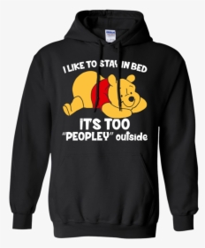 Customcat Sweatshirts Black / S Pooh Bear I Like To - Drinking Buddies T Shirt, HD Png Download, Free Download