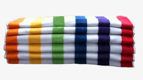 Cabana Stripe Towels, Economy, Multicolor Stripe - Multicolor Towels Striped, HD Png Download, Free Download