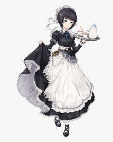Maid Anime Victorian Female, HD Png Download, Free Download