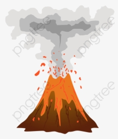 Transparent Volcano Clipart - Transparent Background Volcano Clipart, HD Png Download, Free Download