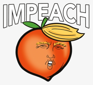Peach With Trump Hair, HD Png Download, Free Download