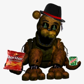 Five Nights At Freddy"s 2 Five Nights At Freddy"s 3 - Withered Golden Freddy Fnaf 2, HD Png Download, Free Download