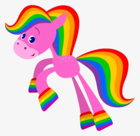Rainbow Horse Baby First, HD Png Download, Free Download