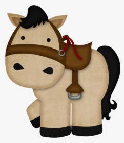 Cute Cowboy Horse Clipart, HD Png Download, Free Download