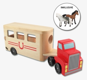 Horse Trailer Playset - Horse Carrier, HD Png Download, Free Download