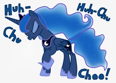 Cho Choe Derpy Hooves Princess Luna Pony Blue Mammal - My Little Pony Sneeze, HD Png Download, Free Download