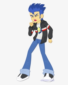 Man Sneezing - Flash Sentry Equestria Girls Png, Transparent Png, Free Download