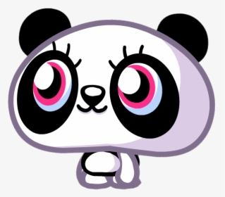 Shishi The Sneezing Panda Looking To The Left Clip - Easy To Draw Moshi Monsters, HD Png Download, Free Download