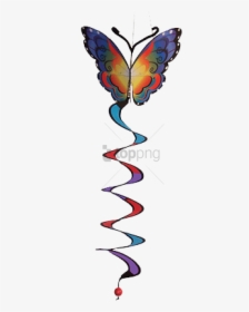 Free Png Fancy Butterfly Theme Twister - Wind Wheels & Spinners, Transparent Png, Free Download