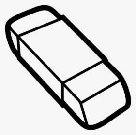 Eraser Rubber Stamp - Eraser Black And White, HD Png Download, Free Download