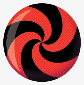 Brunswick Spiral Red/black Viz-a-ball Bowling Ball, HD Png Download, Free Download