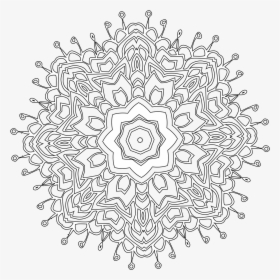 Tumblr Png Coloring Pages Flower Cute Pretty Design - Circle, Transparent Png, Free Download