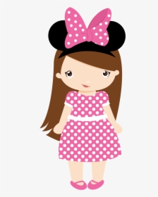 Clipart Girl In Minnie, HD Png Download, Free Download