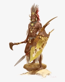 Pin By Sharma Koko On Zulu Warriors - Tribal Warrior Dnd, HD Png Download, Free Download