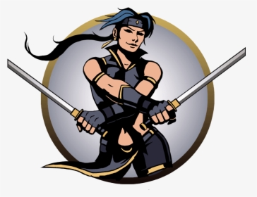 Shadow Warrior Clipart Woman - Shadow Fight 2 Warriors, HD Png Download, Free Download