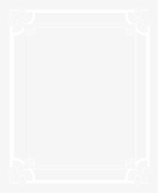 #ftestickers #frame #borders #vintage #retro #white - White Decorative Border On Black, HD Png Download, Free Download