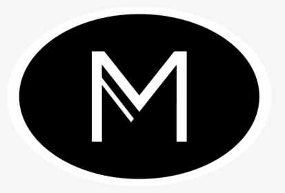 Logo Black Circle With White M, HD Png Download, Free Download
