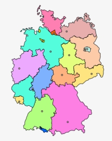 Transparent Florida State Outline Png - Map Germany, Png Download, Free Download