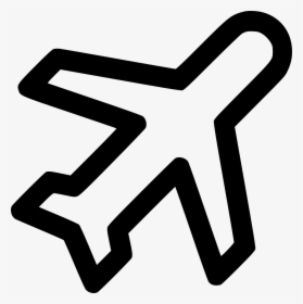 Travel Plane Fly Flight International Tour - Airport Symbol Sketch, HD Png Download, Free Download