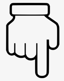 Hand Point Down - Hand Point Down Png, Transparent Png, Free Download