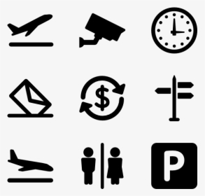 Airport Pictograms Png, Transparent Png, Free Download