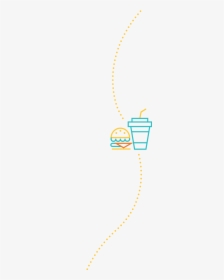 Icon Of Burger And Drink , Transparent Cartoons, HD Png Download, Free Download