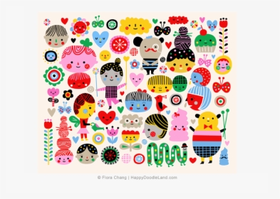 Happy Faces © Flora Chang, HD Png Download, Free Download