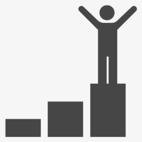 Person Icons Success - Excellence Black And White, HD Png Download, Free Download