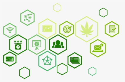 Digital Icons To Help Design A Website - Cannabis Digital Marketing Logo, HD Png Download, Free Download
