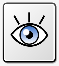 Description Nuvola Eye Icon - Open Eye Icon Png, Transparent Png, Free Download